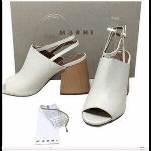 Marni limestone sandals